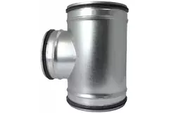 T-piece Ø 80mm with spigot Ø 80mm for spiral duct (90°)
