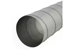 Spiral pipe diameter 125 mm length 1.5 metres - round galvanised - bespoke RAL7035