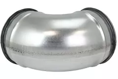 Short round spiral bend 90° Ø 80mm for spiral duct