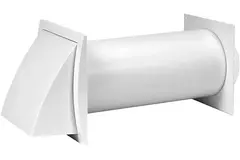 Through-wall ventilation kit SPK3 Ø100mm with check valve