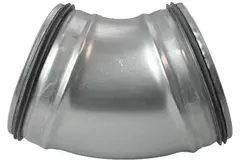 Round spiral bend 45° Ø 150mm for spiral duct
