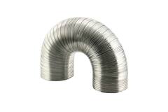 Rigid aluminium ventilation hose round Ø 100mm length 3 metres