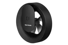 Svara Bathroom Fan with Timer, Humidity and Light Sensor, 100-125 mm (App-Controlled) BLACK