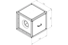 Box fan motor outside airflow - MPC 355 EC T30