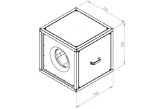 Box fan motor outside airflow - MPC 450 EC T30