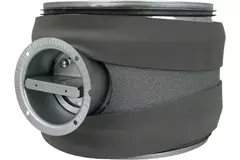 Thermoduct 9 mm, manually operated control damper, diameter 180 mm, insulated