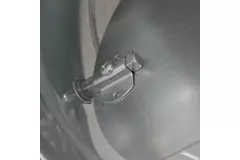 Thermoduct 9 mm, manually operated control damper, diameter 180 mm, insulated