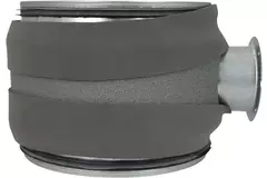 Thermoduct 9 mm, manually operated control damper, diameter 180 mm, insulated