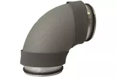 Thermoduct insulated 90 degree elbow bend diameter 180 mm