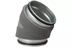 Thermoduct insulated 45 degree elbow bend diameter 250 mm