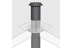 MVHR High Efficiency roof terminal Thermoduct insulated 125mm
