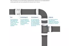 Thermoduct 13mm insulated reducer diameter 150 mm - 125 mm