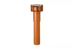 Ubbink Multivent roof terminal Ø 131mm terracotta 270m³/h - length 750mm