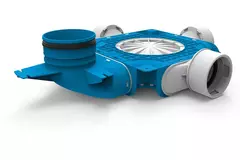 UniflexPlus composite distributor 3x Ø90mm with vertical spigot Ø125mm