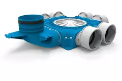 UniflexPlus composite distributor 6x Ø90mm with vertical spigot Ø125mm