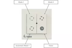 Vasco C400 Basic RF LE Package 400 m³/h + humidity sensor + RFT control + 4 valves