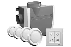 Vasco C400 Basic RF LE Package 400 m³/h + humidity sensor + RFT control + 4 valves