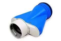 UniflexPlus ventilation valve manifold Ø90mm with spigot Ø125mm