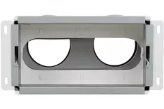 UniflexPlus wall manifold rear connection 2x Ø90 mm