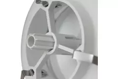 Zehnder extraction valve plastic 125mm white wrapped - STK 1 100/125
