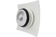 Vasco design ceiling or wall valve luxury square curved (incl. smiley)