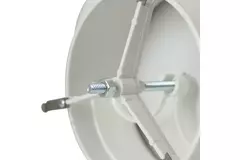 Ventilation supply valves plastic 125mm RAL 9003 with friction springs - VST125