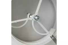 Ventilation supply valves plastic 125mm RAL 9003 with friction springs - VST125