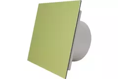 Air Roxy bathroom extractor fan with connection diameter 100 mm with pull cord and power plug - front panel in gold aluminium