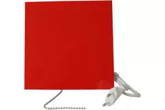 Air Roxy bathroom extractor fan with connection diameter 100 mm with pull cord and power plug - front panel in red plastic