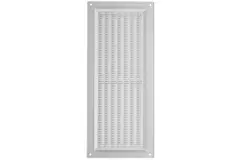 Ventilation grille rectangular with grill 130x300 white - VR1330