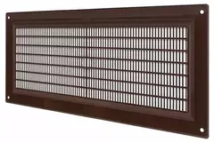 Ventilation grille plastic rectangular 130x300 mm brown - VR1330B