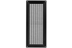 Ventilation grille plastic rectangular 130x300 black - VR1330M