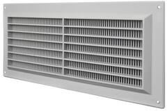 Ventilation grille rectangular with grill 130x300 grey - VR1330P
