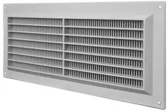 Ventilation grille rectangular with grill 130x300 grey - VR1330P