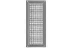 Ventilation grille rectangular with grill 130x300 grey - VR1330P