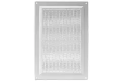 Ventilation grille rectangular with grill 250x170 white - VR2517