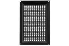 Ventilation grille plastic rectangular 250x170 black - VR2517M