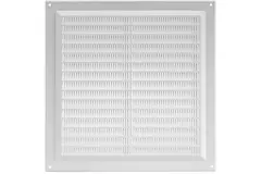 Ventilation grille square with grill 250x250 white - VR2525