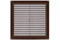 Ventilation grille plastic square 250x250 mm brown - VR2525B