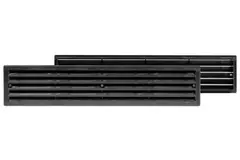 Door grille 450x92 mm black - VR459M