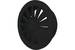 Swirl diffuser 200 mm - mixed colour RAL 9005