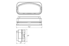 Ubbink Air Excellent 55SC coupling seal