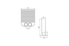 Ubbink Air Excellent 34C grille adapter