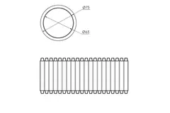 Ubbink Air Excellent 50m 34C flexible 75 63 antimicrobial