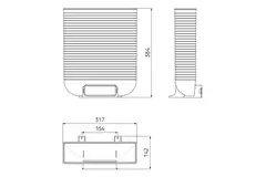 Ubbink Air Excellent 45SC grille adapter
