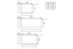 Ubbink Air Excellent DBOX damper set