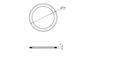 Ubbink Air Excellent 34C sealing ring 10 pieces