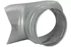 Saddle for spiral duct Ø 80mm - 80mm (90°) - Galvanised (not SAFE)